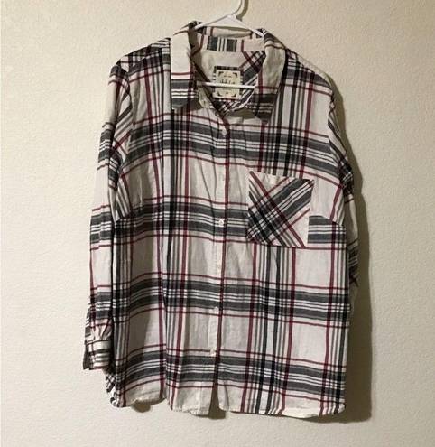 Style & Co Women’s long sleeve plaid shirt. . Size 3X.