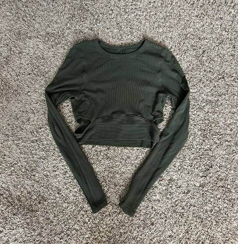 Lululemon Cropped Long Sleeve