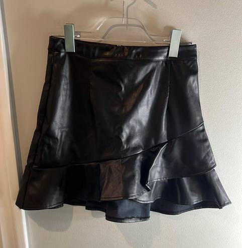 Forever 21 Leather Mini Skirt