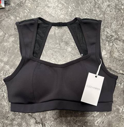 Harper Cleo  Black Sports Bra