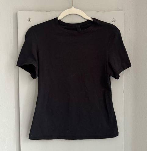 SKIMS  Black Cotton TShirt L