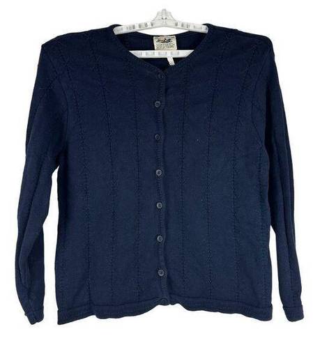 Northern Reflections  Women's Cardigan Sweater Size XL Blue