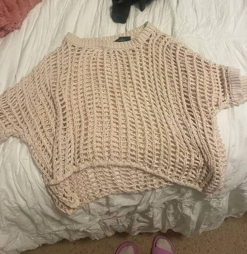 Crochet Top Tan