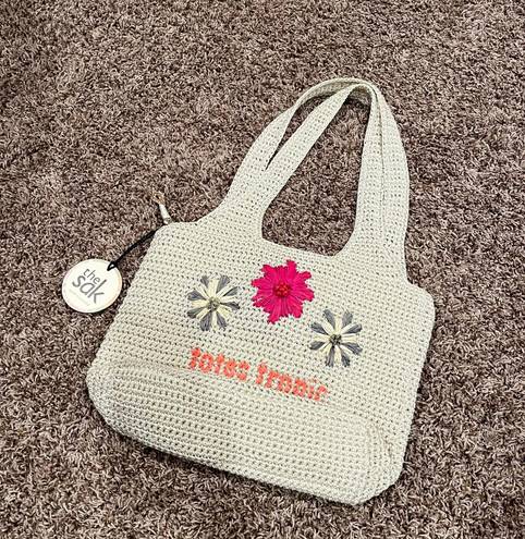 The Sak Crochet Totes Tropic Tote Bag - Cream