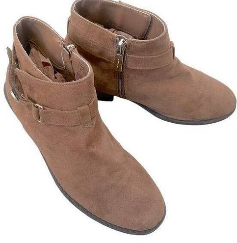 Michael Kors Michael by  | Caramel Fia Harland Booties | Suede | Size 5