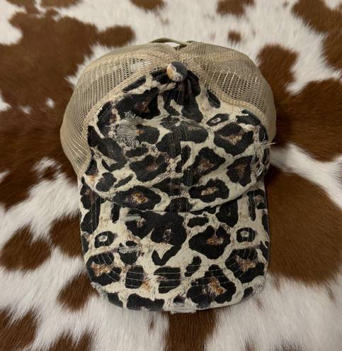 SheIn cheetah ballcap 