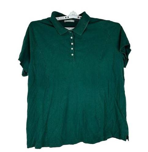 Riders By Lee  Women's Polo Shirt Size 3X Green