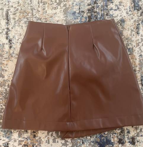 Princess Polly Leather Skirt