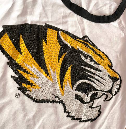 E5 Embellished MIZZOU Tigers T-Shirt Size Small