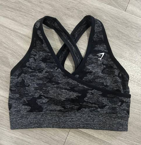 Gymshark Camo Seamless Sports Bra