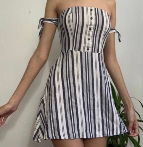 Love, Fire Adorable Striped Mini Dress