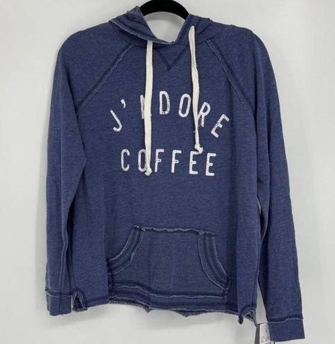 Grayson Threads  J'ADORE COFFEE GRAPHIC HOODIE LARGE