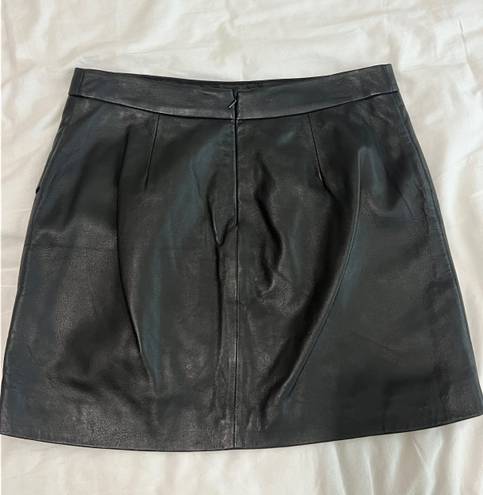 Banana Republic Leather Mini Skirt