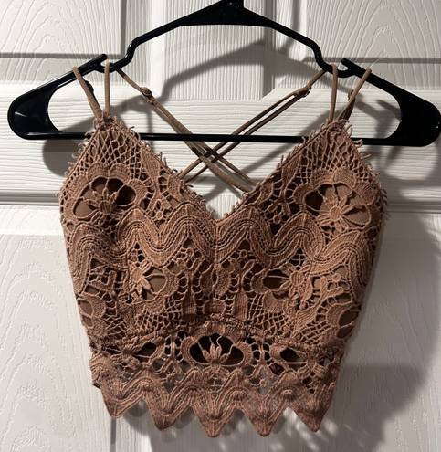 Free People Movement Lace Crop Tank