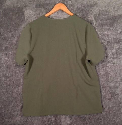 FIGS Catarina one pocket scrub top limited edition moss color vneck size XXLARGE