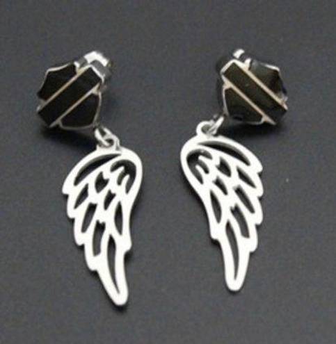 Harley Davidson Limited! HD Wing Shield Earrings