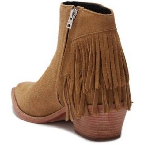 All Saints Salerno Fringe Boots Size 37 NWOB