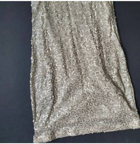 Hollister Gold Sequin Mini Dress