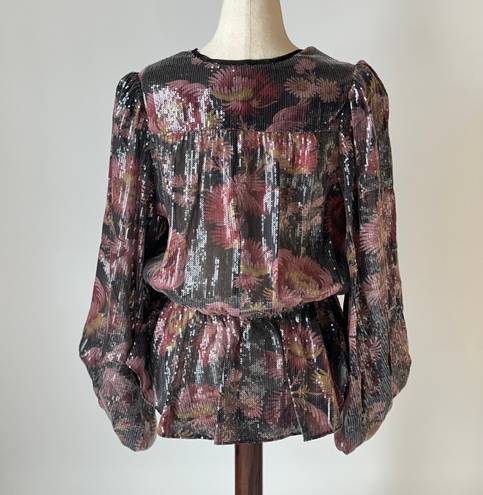 Ted Baker Juudie Bishop Long Sleeve Tie Front Blouse