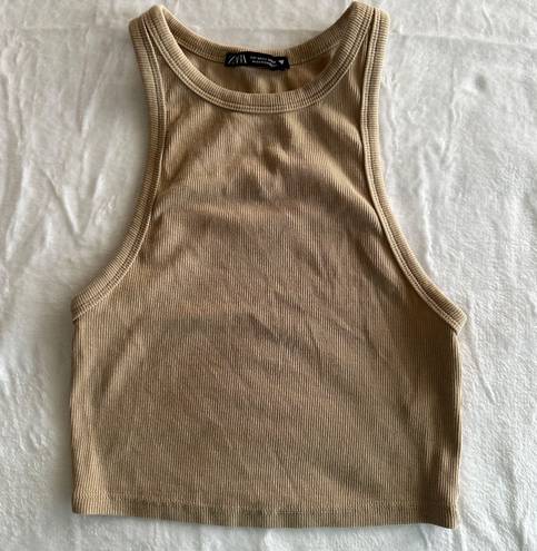 ZARA Tan Tank Top