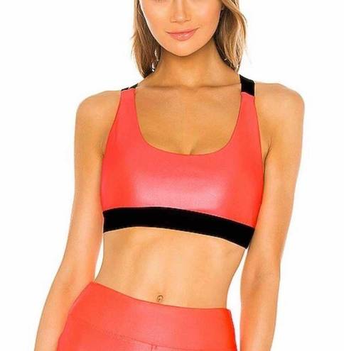 Koral  Vasta Infinity Sports Bra In Guava Size Small