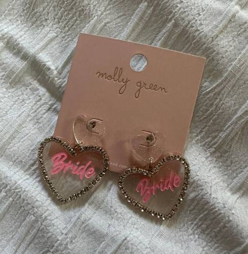 Molly green Bride Earrings