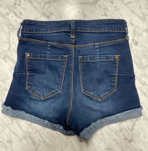 No Bo  High-rise Jean Shorts