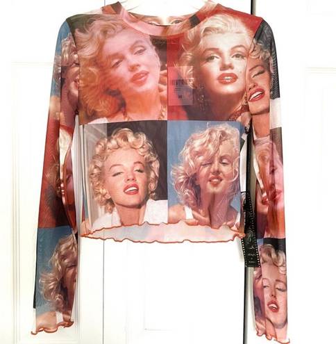 Marilyn Monroe NWOT  Mesh Top