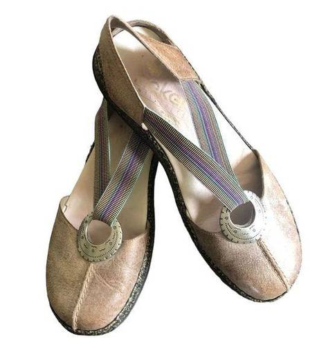 Daisy Rieker Anti~Stress  Slip On Comfort Shoe Sz. 9.5 in Beige Box Included