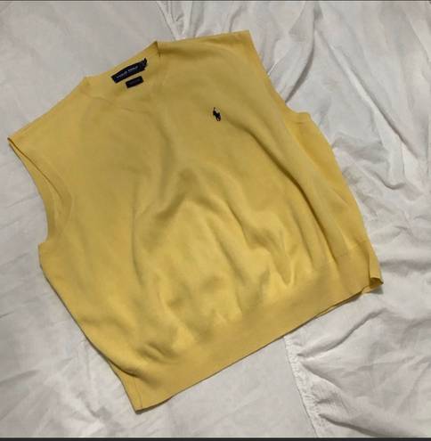 Polo Ralph Lauren Yellow SweaterVest