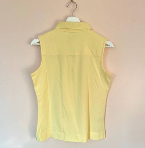 Tommy Bahama NWT  Rum Pastel Yellow Golf Tank Top Size Medium