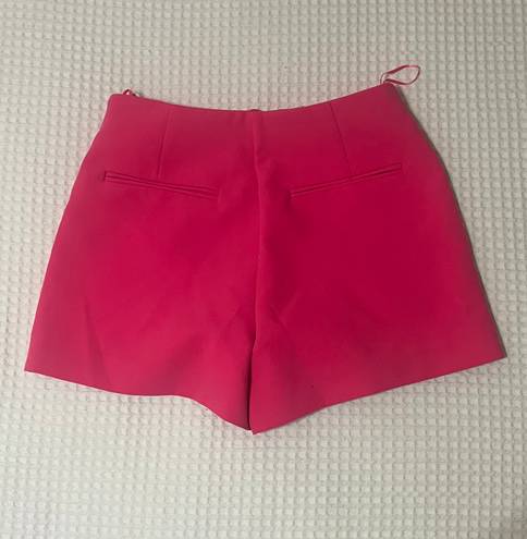 ZARA Hot Pink Asymmetric Skirt