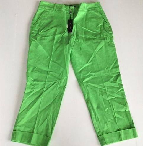 Talbots NEW ‎ heritage ankle Pants petite Green Crop Womens Size 10 Petite