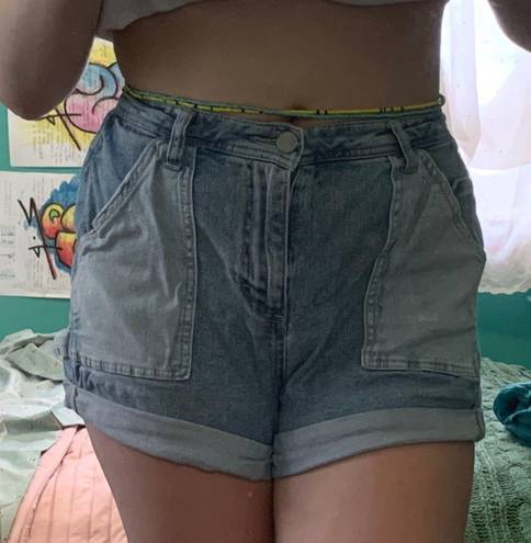 Ban Jara Multicolored Denim Jean Shorts