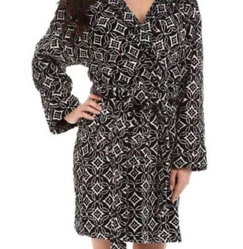 Vera Bradley  Concerto Hooded Fleece Robe S/M