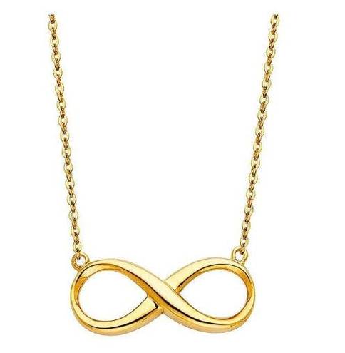 Tehrani Jewelry Infinity Necklace | 14k solid gold Necklace