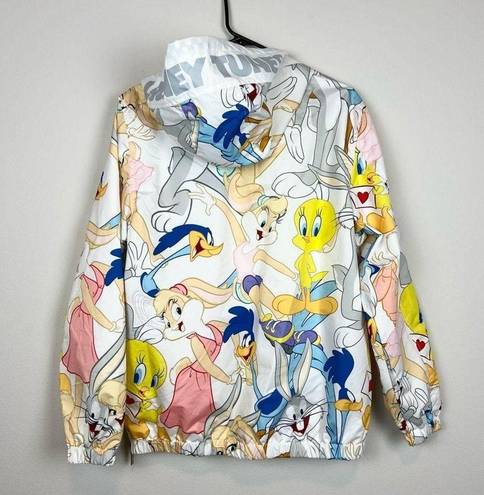 Members Only  X Looney Tunes Half Zip Windbreaker Size Medium