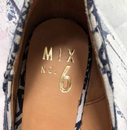 mix no. 6 WOMEN Vantage BALLET FLAT Navy Blue /WHITE