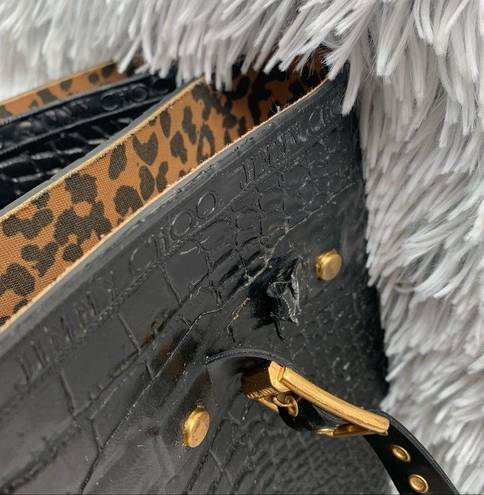 Jimmy Choo Hunter animal print women’s rain tall boots Size 6