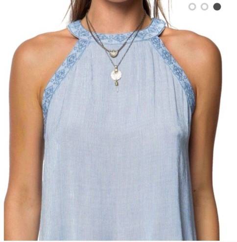 O'Neill O’Neill Lindsay Chambray Embroidered Tank Top - XS