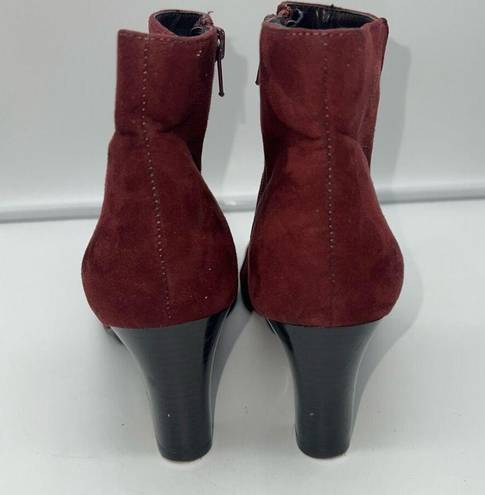 Aerosoles  Faux Suede Heeled Ankle Boots