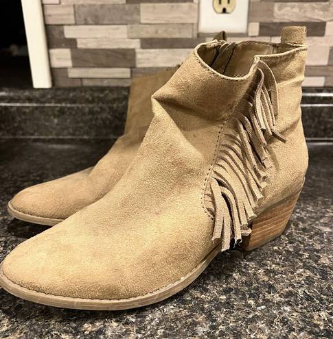 American Eagle Outfitters Fringe Ankle Boots