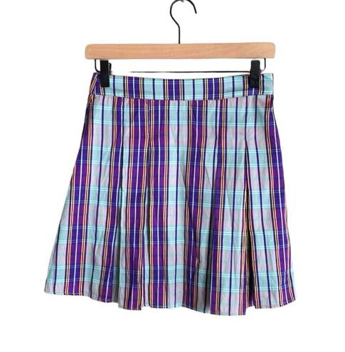 LPA Fia Skirt in Purple Plaid