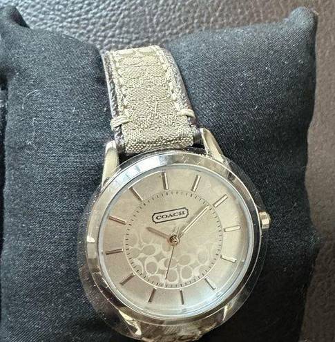 Coach  Women's Boyfriend Signature Fabric Logo Watch 34mm