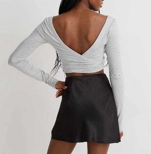 Madewell Ballet Wrap Long Sleeve Top