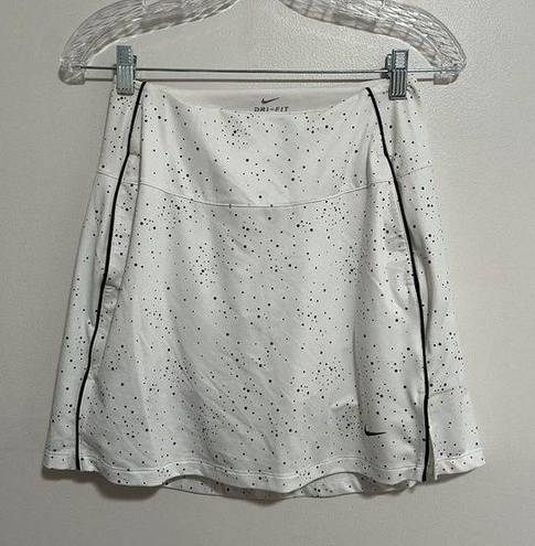 Nike  White Speckled Golf Athletic Lined Skirt Size XS