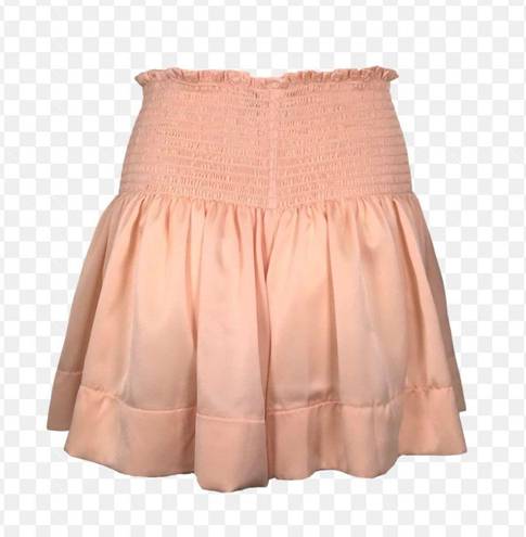 Koch Erica Skirt: Light pink/peach polysatin