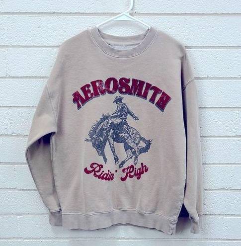 Aerosmith  Riding High Band Sweatshirt size M