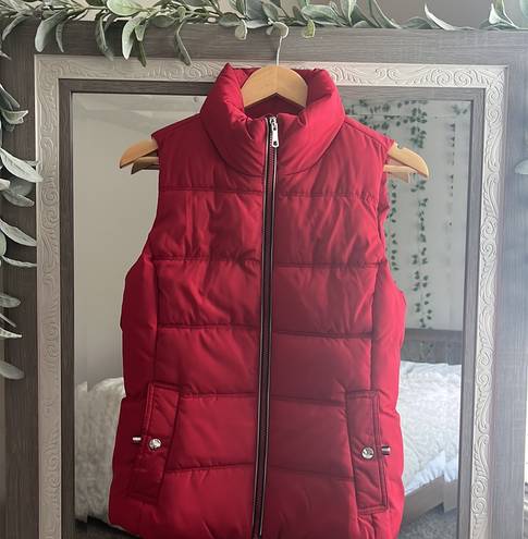 Tommy Hilfiger Red Puffer Vest