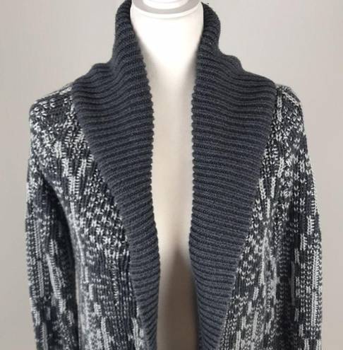 Talbots  Grey Pattern Cardigan Size MP